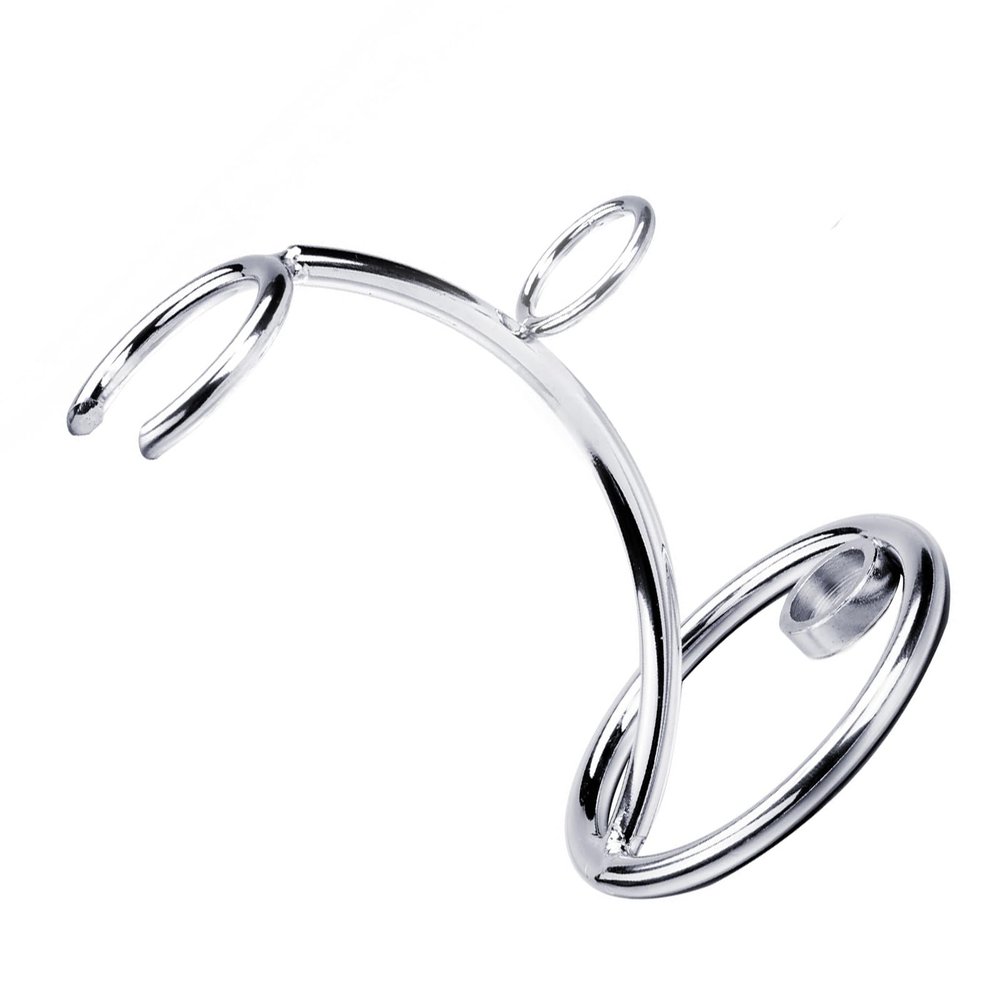 Razor Brush Stand Heavy Chrome Shaving Brush Stand Holder Stainless Steel Stand Shaving Brush for Safety Razor Storage Shaving Brush Holder