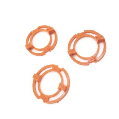 3 x orange shaving heads rings are robust, durable and can be used for a long time, easy to use