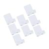 Pack of 8 Razor Holder Shower Razor Holder Hooks Multi-Purpose Waterproof Self-Adhesive Razor Holder Stainless Steel Hooks Easy Installation view 1
