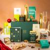 Merry Christmas Vegan Hamper Gift Basket, Luxury Gourmet Gifts for Women, Men, Couples, with Vegan Chocolate by EDEN & CO - Plus 1 Prosecco view 2