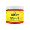 Just Bee Vitality Honey (260g) | With Ginseng, Lemon Extract & Vitamins B1-B12 | Raw and Unpasteurised | Vitamin Rich | Helps Reduce Tiredness & Fatigue view 1