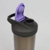 DIVCHI Protein Powder Shaker Bottle With Mixer Ball For Smooth Shake, Leakproof Secure Flip Cap, Gym Shaker For Protein Shakes Ideal Workout Partner (Purple) view 2