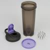 DIVCHI Protein Powder Shaker Bottle With Mixer Ball For Smooth Shake, Leakproof Secure Flip Cap, Gym Shaker For Protein Shakes Ideal Workout Partner (Purple) view 3