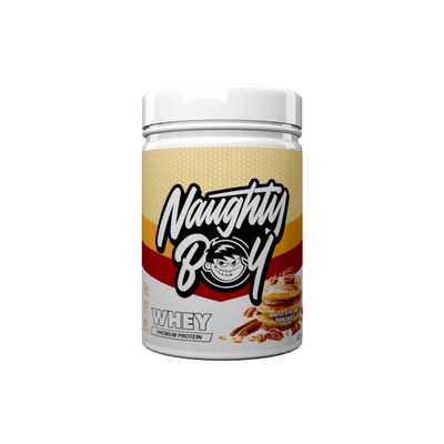 Naughty Boy Advanced 100% Whey Muscle Building & Recovery Protein Powder with Optimum Taste & Mixability for All Adults and Diets. (Maple Pecan Pancakes, 900 g)