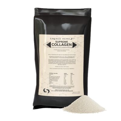 Supreme Collagen Type 1 & 3 Powder 250g Pouch | Premium HYDROLYSED Collagen PEPTIDES | Nordic EU Grass-FED Bovine