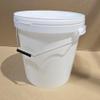 Ultimo Designs 33 Litre White Heavy Duty Bucket With Airtight, Leak-Proof, Tamper Evident Lid & Metal Handle - 2 x Buckets view 3
