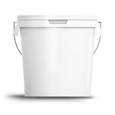 Ultimo Designs 20 Litre White Bucket With Airtight, Leak-Proof, Tamper Evident Lid & Metal Handle