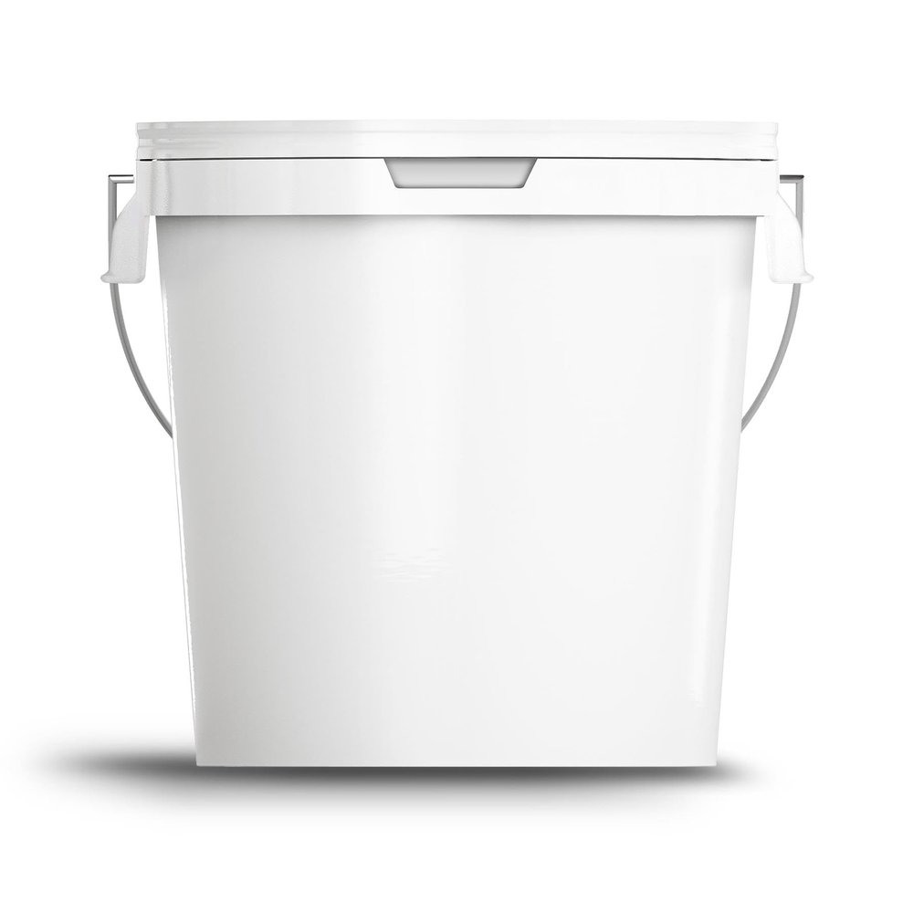 Ultimo Designs 20 Litre White Bucket With Airtight, Leak-Proof, Tamper Evident Lid & Metal Handle