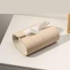 DFHS46JK Tissue Box Cover Creative Stone Tissue Box, Living Room And Dining Room Drawer Decoration, High-end Home Tabletop Napkin Paper Box In Living Room view 4