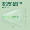 UNNI (USA) 100% Certified Compostable Produce Bags, 15"x17", 1400 Count, ASTM D6400, BPI, CMA, and OK Compost Home Certified for Farmers Markets & Grocery Stores view 2