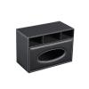 DFHS46JK Tissue Box Cover PU Leather Multifunctional Tissue Box Cover Holder, Organizer For Bathroom Vanity Countertops Decor In Living Room view 1