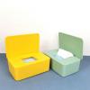 DFHS46JK Tissue Box Cover Plastic Tissue Box Wet Tissue Holder Cover Wipes Paper Tissue Paper Storage Box Paper Towel Dispenser Home Napkin Organizer In Living Room(Green) view 3