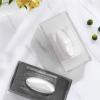 DFHS46JK Tissue Box Cover Household Living Room Paper Drawer, Restaurant Desktop Minimalist Tissue Storage Box In Living Room(White,Large) view 4