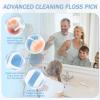 ZOCONE 300 Pcs Floss Sticks Ddental Disposable Tooth Picks Floss Sticks with Storage Box, High Toughness Floss Picks Dental Floss Stick for Teeth Cleaning, Thin Floss Toothpicks | Protect Gap view 3