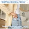 ZOCONE 300 Pcs Floss Sticks Ddental Disposable Tooth Picks Floss Sticks with Storage Box, High Toughness Floss Picks Dental Floss Stick for Teeth Cleaning, Thin Floss Toothpicks | Protect Gap view 4
