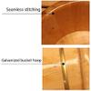Foot Spa Wooden Barrel Household Gift Foot Soaker Tub,Wooden Foot Soak TubSauna Bucket,Pure Wood Bathtub Bucket,Handmade,Sauna Accessories for Footbath Tubs,Foot Relaxing Bath Barrel Ho Decorati view 2