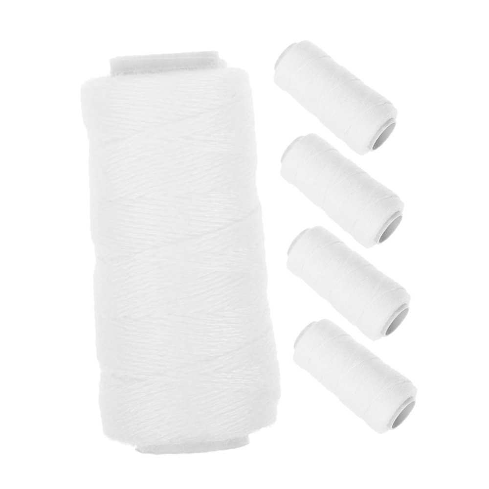 Healeved 5rolls Cotton Thread Facial Puller for Eyebrow Threading Hair Removal for Facial Hair Remover for Women
