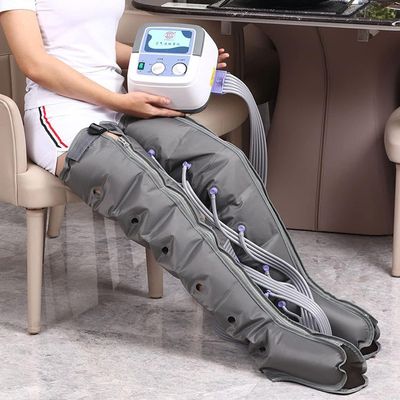 8 Cavity Air Compression Leg Massager, Pneumatic Leg Wrap Pressure Machine, 30min Timer, Adjustable Pressure,Promote Blood Circulation, Relieve Leg Fatigue, for Relieve Pain, Varicose Veins
