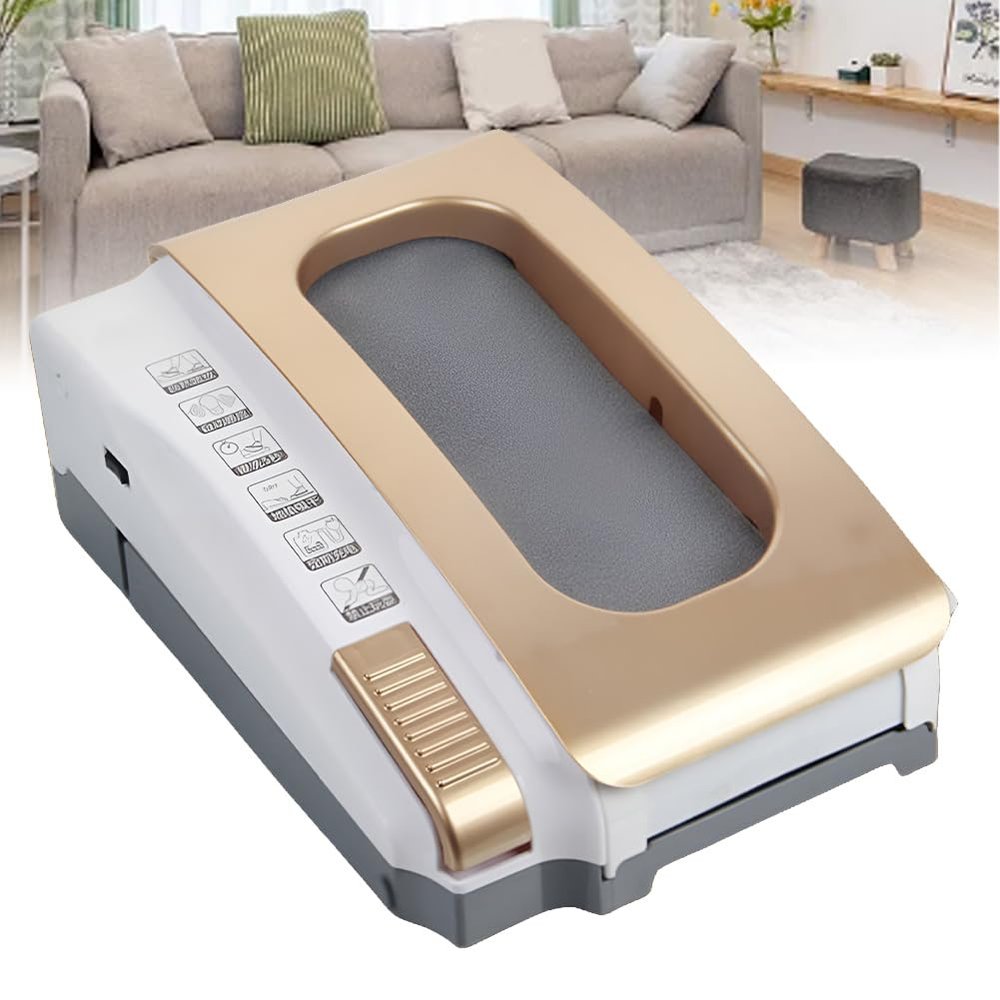 FURLOU Fully Automatic Shoe Sole Cleaning Machine, Electric Household Shoe Washing Machine, Outdoor Shoe Scraper Cleaner Brush, Dual-mode Power Supply, for Families, Businesses, Hotels A