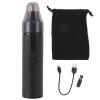 Electric Nose Hair Trimmer with Storage Bag Rechargeable Portable Nose Hair Clipper for Men Women Home Travel view 1