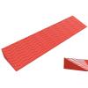1 Pack Plastic Curb Ramps Entrance Kerb Ramp Portable Lightweight Threshold Ramp for Wheelchair Home Entry Bathroom Floor Tile(Red,10cm/4" rise high) view 1
