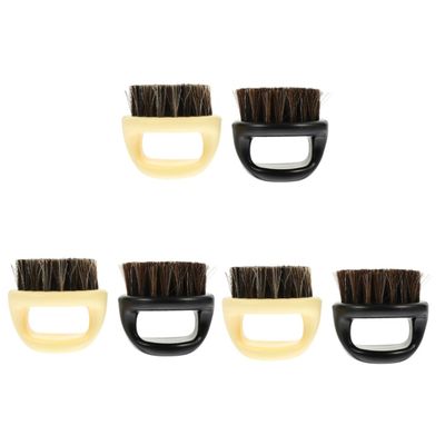 Baluue 6pcs Beard Brush for Men Comb Hair Styling Cleaning Brush Convenient for Facial Hair and Moustache Care