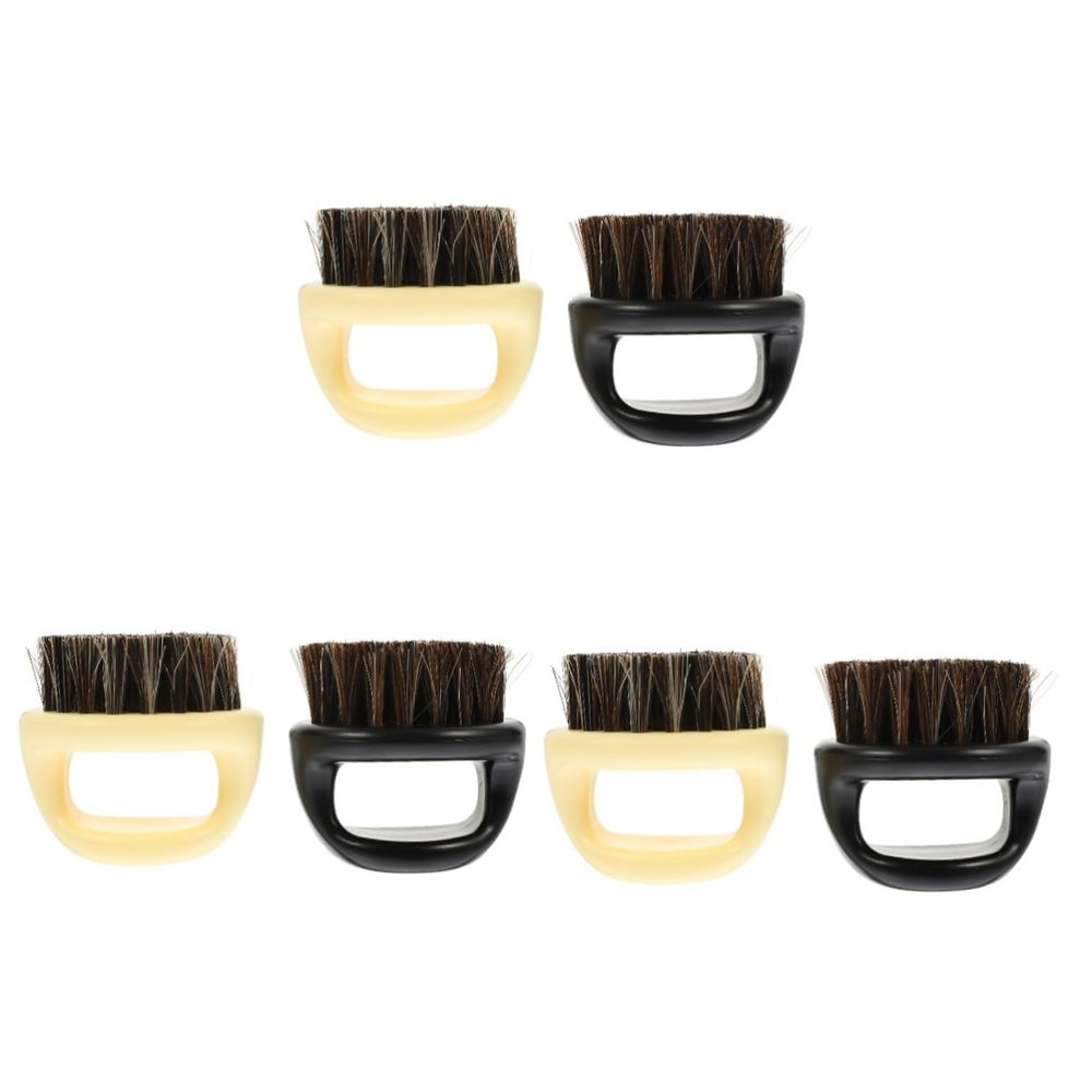 Baluue 6pcs Beard Brush for Men Comb Hair Styling Cleaning Brush Convenient for Facial Hair and Moustache Care