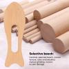 2Pcs Wooden Gua Sha Massage Tool,Board Fish Shape Wooden Gua Sha Polished Beech Sturdy Safe Smoothing Wooden Scraping Tool for Arms Legs Back view 2