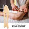 2Pcs Wooden Gua Sha Massage Tool,Board Fish Shape Wooden Gua Sha Polished Beech Sturdy Safe Smoothing Wooden Scraping Tool for Arms Legs Back view 3