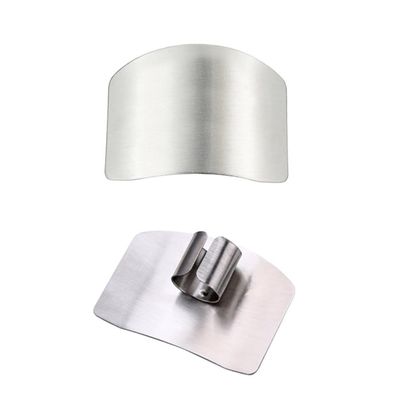 FRCOLOR 5pcs Stainless Steel Finger Hand Cutting Protection Kitchen Tool for Home Use Thumb Cover