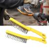 Csnbfiop Stainless Steel Brush Set Long Handled Scratch Brushes Multipurpose For Cleaner Welds And Removing Rust view 4
