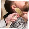 FRCOLOR Beard Bowl Brush for Men Wood Handle Bristles Beard Grooming Brush for Shaving Routine and view 2