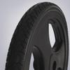12"/16" Wheelchair Replacement Rear Wheel, Manual Wheelchair Rear Wheels Assembly, Solid Non-Inflatable Tires Wheelchair Accessories, Bearing 12mm(1/2")(16inch) view 3