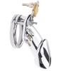Chastity Cage Stainless Steel Chastity Device Prevents Erection Restraint Breathable Male 40mmB2 view 3