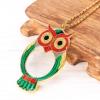 10x Magnifier Necklace Cute Owl Pattern Necklace Hanging Magnifier Reading Magnifier Pendant Necklace Magnifier for Reading, Enhance Vision view 3