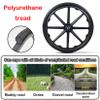 Wheelchair Rear Wheels Replacement Set Of Set Of 2 20in 22in 24in Wheelchair Wheel, Integrally Formed Solid Polyurethane Tire Wheelchair Wheel, With Bearings, Handrim And Threaded Stem(20in(51cm)*13/8 view 3