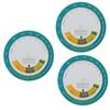 FRCOLOR 3pcs Gym Tool Bmi Charts Weight Quick Look Chart for Male Female Bmi Calculator for Home Hospital view 1