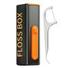 Denta_l Floss Portable Case with Mirrors, Portable Travel Floss Picks Dispenser with 10 Floss Picks, Best Tool for Cleaning Teeth and Oral Care view 1