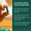 Ved Lions Mane Supplement 450mg, Lion's Mane Mushroom 15:1 Extract 90 Vegan Capsule (3 Months Supply) view 3