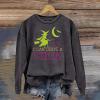 WILLBEST halloween sweatshirts for women witch novelty blouse tees tee tops tee tops shirt long sleeve horror skull holiday ghost pumpkin lightweight halloween costumes for women plus couples view 2