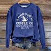 halloween shirts for women witch casual tees long sleeve autumn clothes 2024 pullover tops witch skeleton novelty print ghost pumpkin sweatshirts casual halloween costumes for women 2024 view 2
