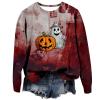 womens vintage black shirts pumpkin print shirts blouse plaid leopard skeleton holiday pullover blouse black halloween costumes for women 2024 sexy halloween costumes for women