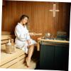 Amosfun Elegant Timer for Sauna Wooden Hourglass Accurate Time Heat-resistant Material for Room view 4