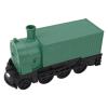 LED Essential Oil Diffuser Cool Mist Humidifier Large Water Tank Retro Versatile 7 Color Lights Train Shape for Home Office Room (Green) view 1