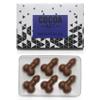 Edible Willy Shaped Chocolate - 60g | 6 Special Willies Carved White & Milk Chocolates | Unusual, Funny Valentine's Present for Boyfriend, Girlfriend & Husband | Novelty Gift for Vegetarians view 1