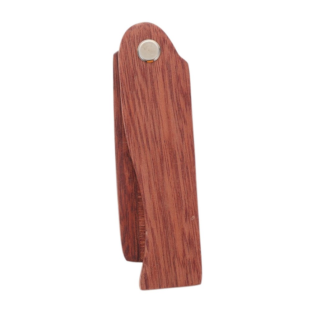 Healeved 2pcs Wooden Beard Comb Portable Hair Comb Folding Mustache for Home Use and Daily Grooming Household Pocket