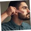 Healeved 2pcs Wooden Beard Comb Portable Hair Comb Folding Mustache for Home Use and Daily Grooming Household Pocket view 4