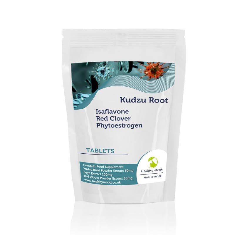 Kudzu Root & SOYA Isoflavone Tablets  Natural Phytoestrogen Complex for Menopause Support, Hormonal Balance, and Bone Health