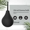 T2 Enema Bulb 224ml for Men and Women - Reusable Colon Cleansing Douche for Constipation - UKCA, CE & FDA Certified - Includes 1 Brush & 2 Nozzles (1 Soft and 1 Hard) view 3
