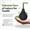 T2 Enema Bulb 224ml for Men and Women - Reusable Colon Cleansing Douche for Constipation - UKCA, CE & FDA Certified - Includes 1 Brush & 2 Nozzles (1 Soft and 1 Hard) view 4